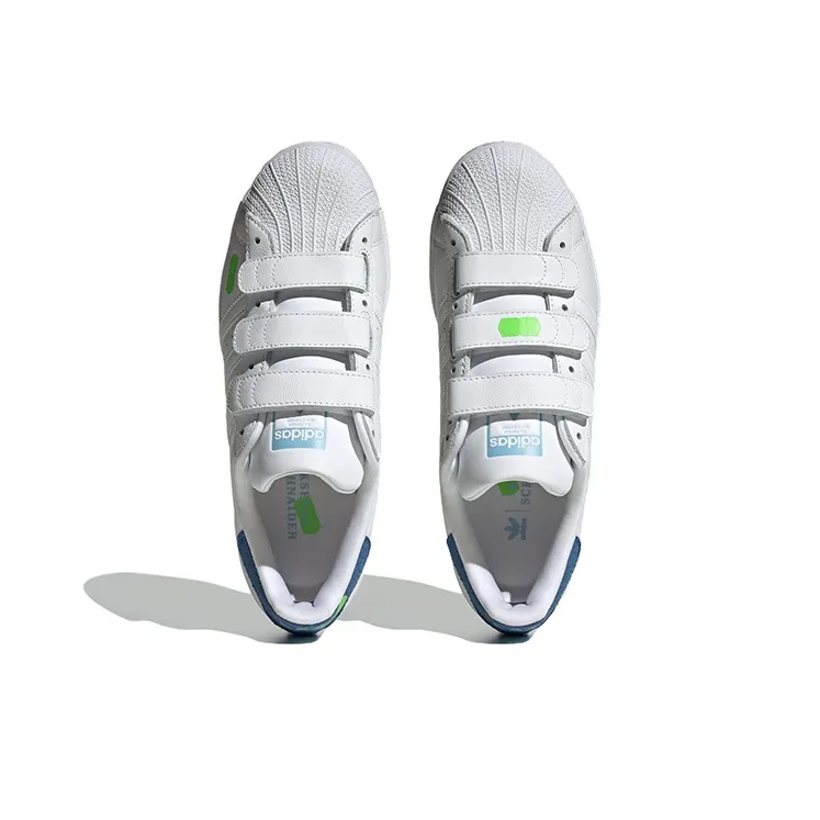 Adidas Kseniaschnaider X Superstar 'White Clear Blue' Women's-4