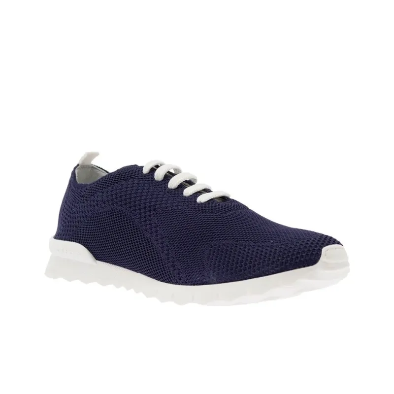 KITON Abrasion Resistant Low Top Casual Shoes Men's Blue-2