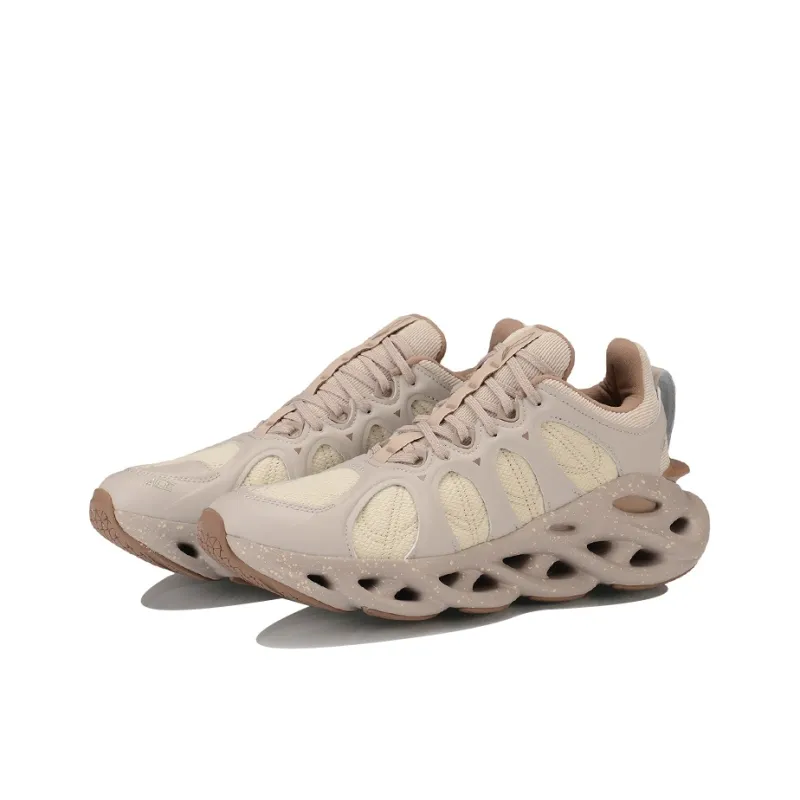 LiNing Running Shoes Men Low Top Brown/Gray-2