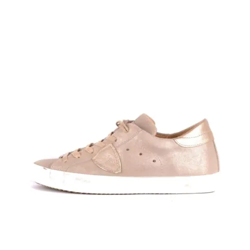 PHILIPPE MODEL Skateboard Shoes Women's Low-Top Gold
