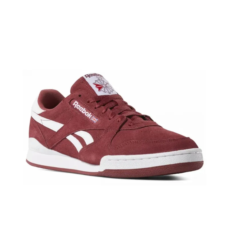 Reebok Phase 1 Pro Low-Top Skateboard Shoes Men's Burgundy-2