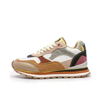 CERRUTI 1881 Casual Shoes Men Low-Top White/Yellow/Beige Brown