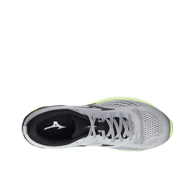 Mizuno Cushioning Anti-Slip Wear-Resistant Breathable Lightweight Rebound Low-Top Running Shoes Men's Gray Green-2