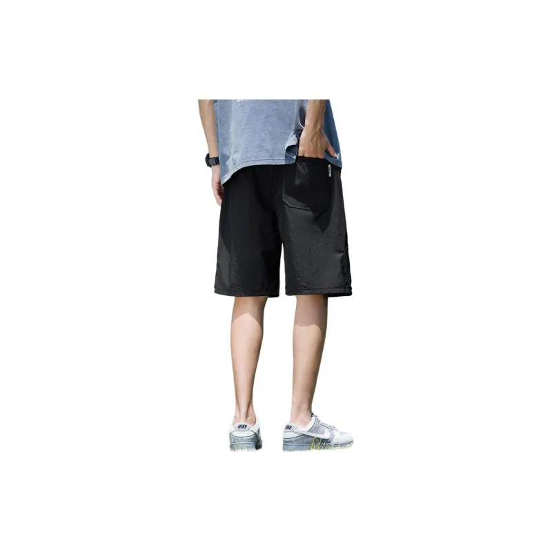 Tonlion Casual Shorts Men's Black-1