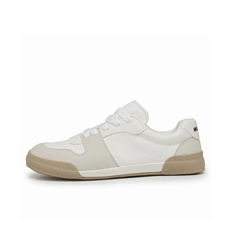 Warrior Wear resistant, Lightweight, Breathable, And Non slip. Low Top Canvas Shoes Unisex White Gray-0