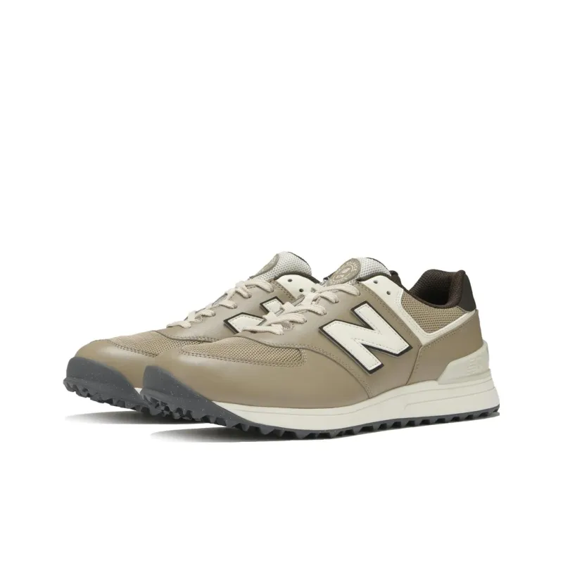 New Balance NB 574 Cushioning Wear Resistant Low Top Golf Shoes Women's Brown-2