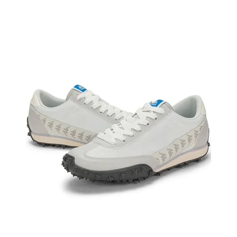 Kappa Anti Slip Wear Resistant Low Top Casual Running Shoes Unisex Glacier Gray-4