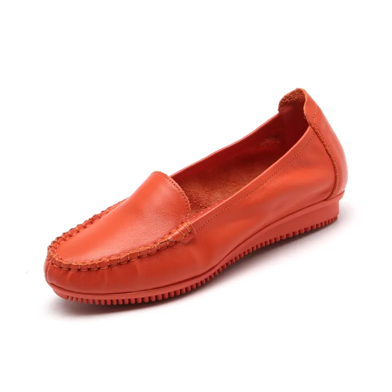 Cigna Gommino Loafers Women's Orange/Burgundy/Blue/Gray/White/Black-0