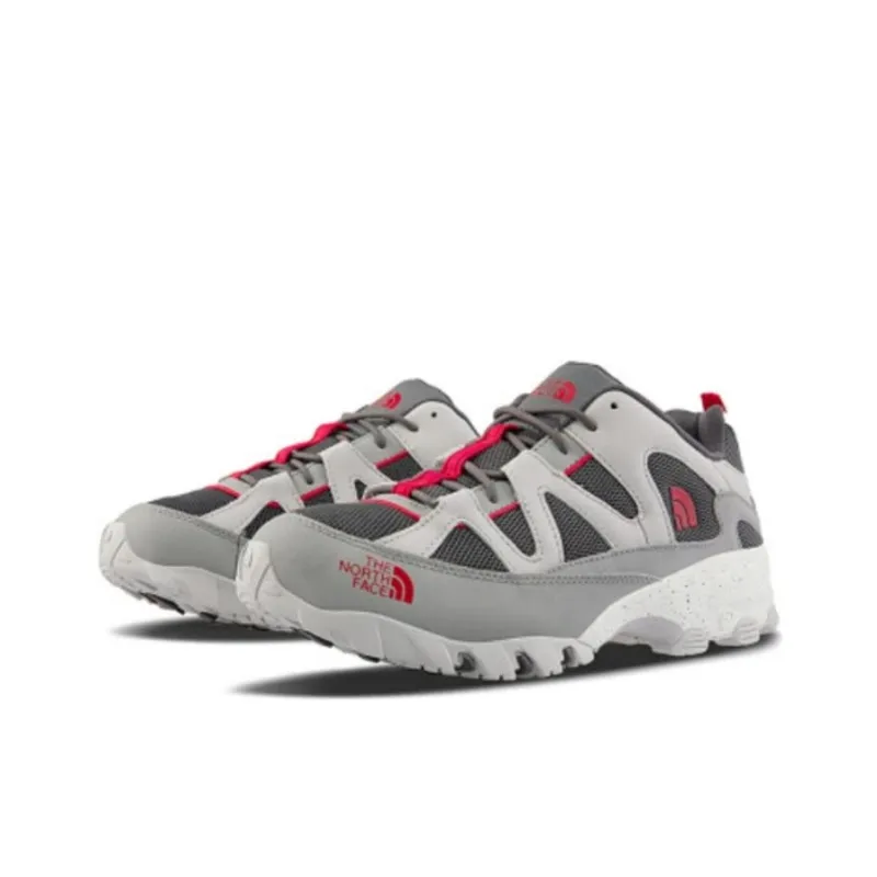 THE NORTH FACE Anti Slip Wear Resistant Low Top Hiking/Trekking Shoes Men's Gray Black-1