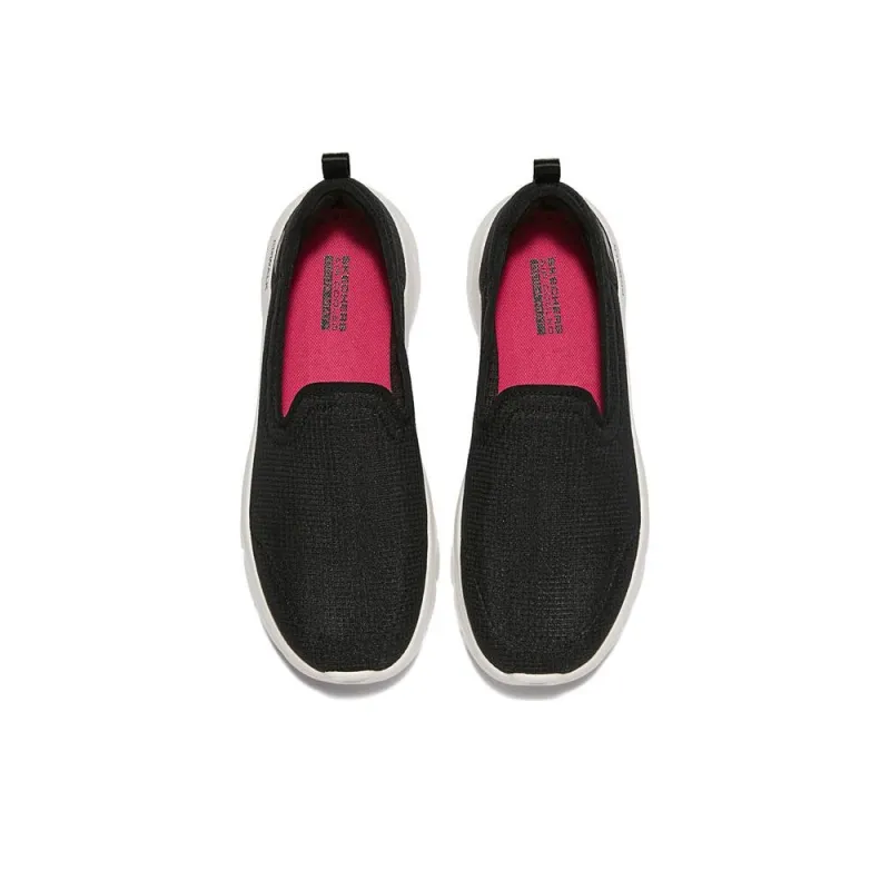 Skechers Breathable Low Top Casual Shoes Women's Black-2