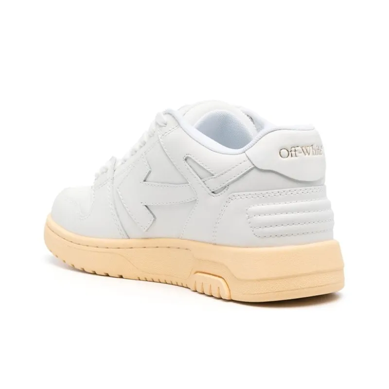 OFF WHITE Out Of Office Ooo Low Tops White Cream Women's-3