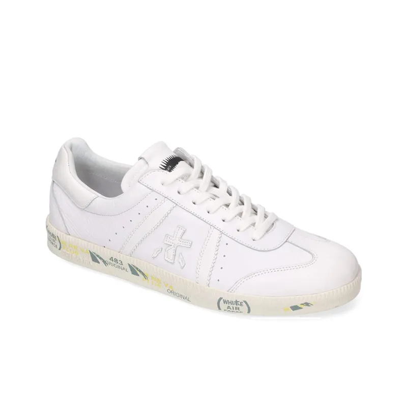 PREMIATA Stylish Skateboarding Shoes Men's White-2