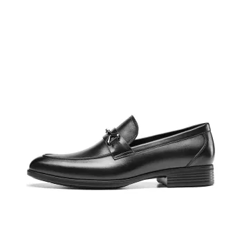 KANGNAI Dress Shoes Men Low-Top Black