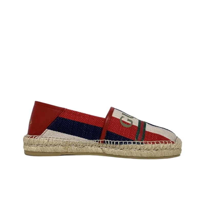 GUCCI Striped Espadrille 'Red White Blue'-1