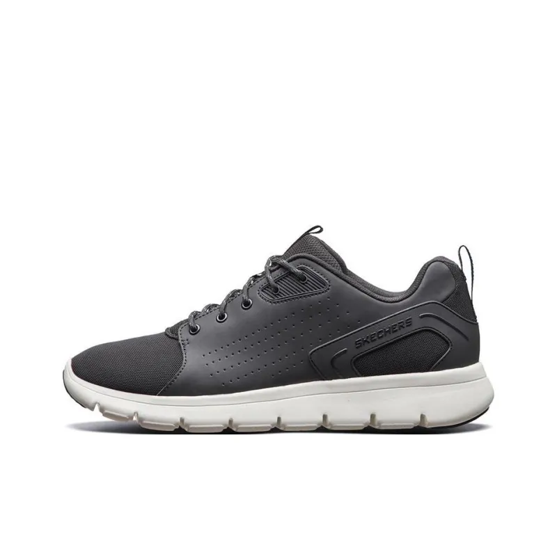 Skechers Marauder Cushioning Anti-Slip And Wear-Resistant Low-Top Sports Casual Shoes Black-0