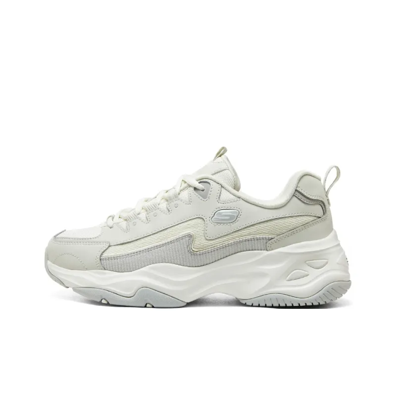 Skechers D'Lites 4.0 Shoes 'White Light Grey'-0