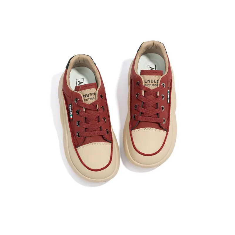 Humanism 1986 Thermal Height Increasing Lightweight Low Top Casual Shoes Women's-13