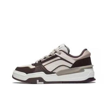 LiNing Samchen Participate In The Stars Wear Resistant Slip Resistant Low Top Skateboard Shoes Taupe