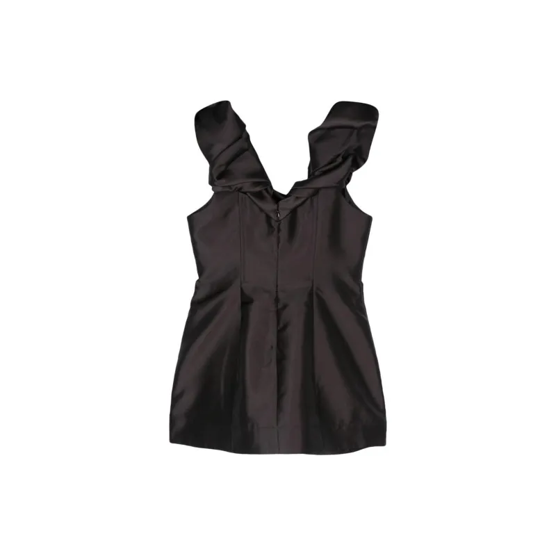 ALEMAIS SS24 Sleeveless Dress Women's Black-1