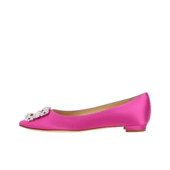 MANOLO BLAHNIK Casual Single Shoes Women's Pink