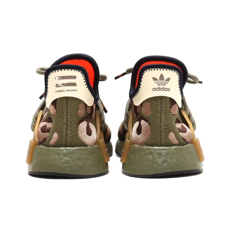 Adidas Nmd Hu Pharrell Animal Print Olive-3