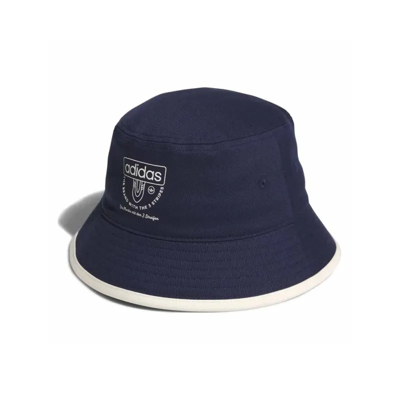 Adidas Elastane Bucket Hats Unisex Dark Indigo/Ivory-1