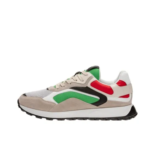 BOGNER Low Top Sports Casual Shoes Men's Gray Green Red