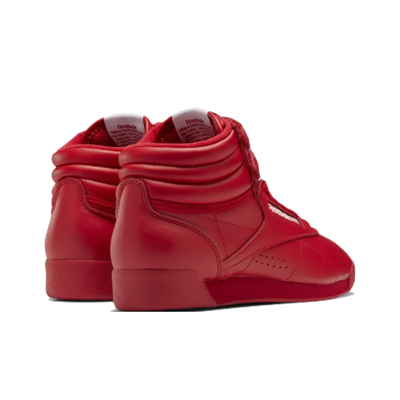 Reebok Freestyle Hi Vector Red Women's-3