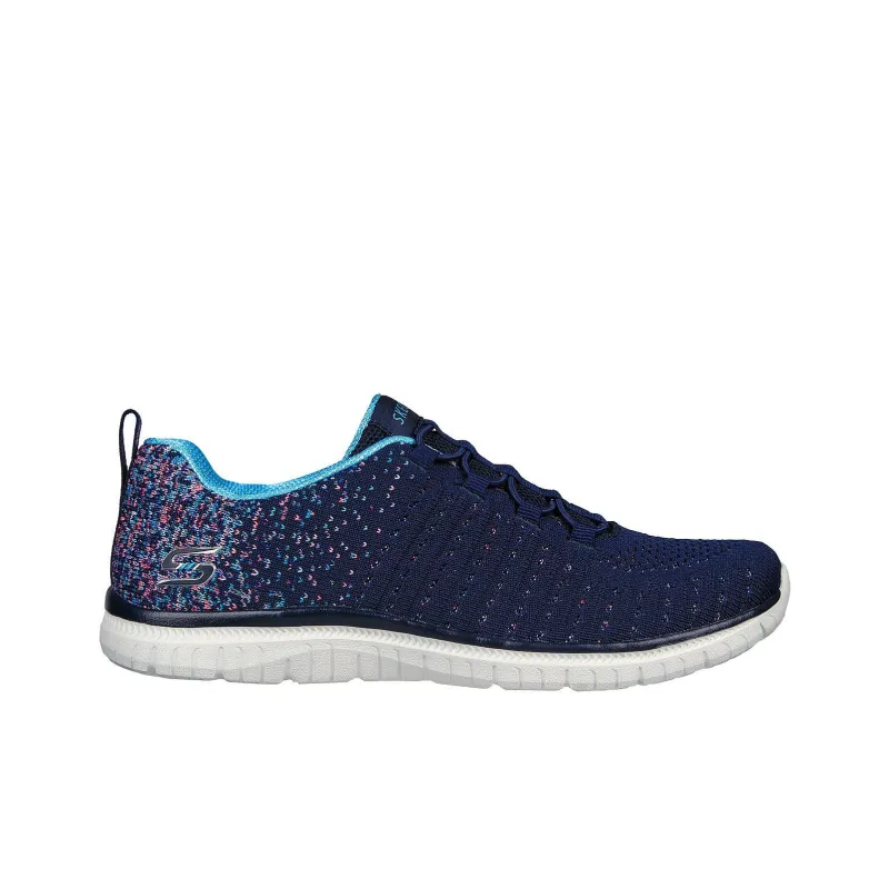 Skechers Shock Absorbers With Slip Resistant Features Low Top Casual Shoes Women's Marine Blue-1