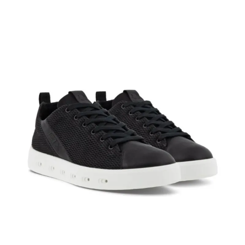 Ecco Stylish Skateboarding Shoes Men's Black-2