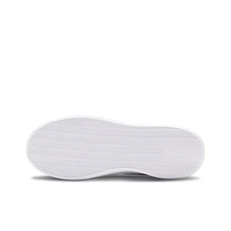 Skechers Traffic Lightweight Anti-Slip Low-Top Skateboard Shoes Women's White Red-4