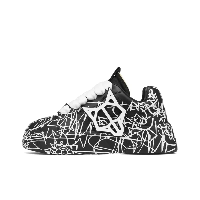 Naked Wolfe Kosa Stylish Skateboarding Shoes Men's Black-1