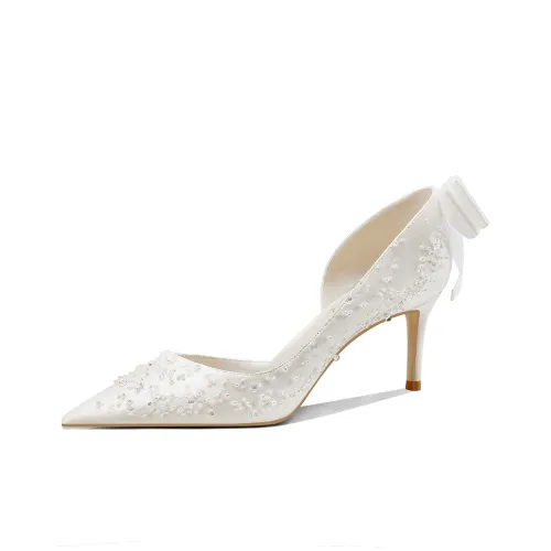 ROSE CASTLE High Heels Women's White