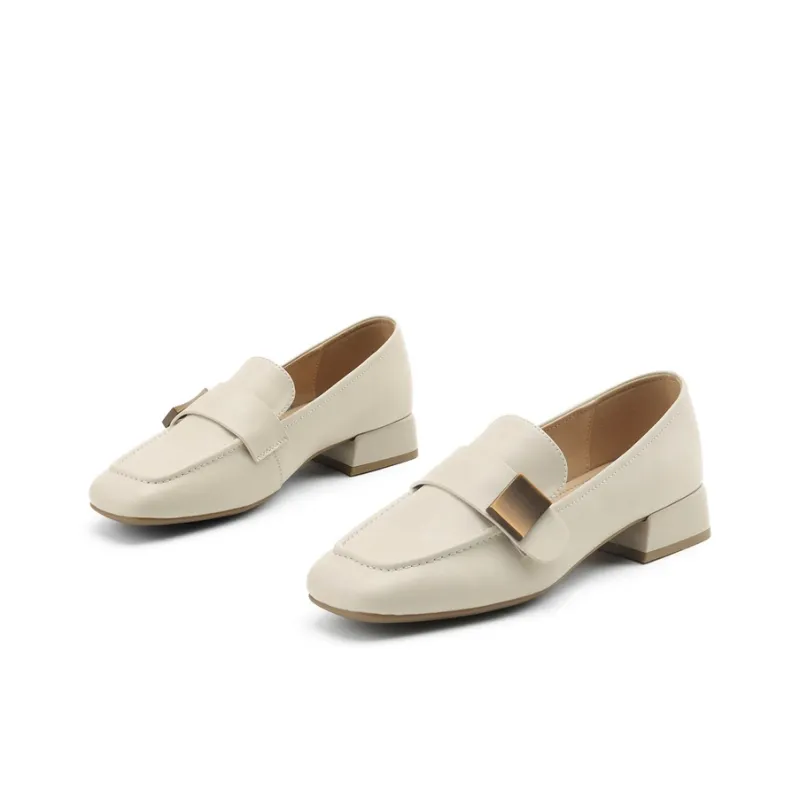 DAPHNE Loafers Women's Beige/Black-3