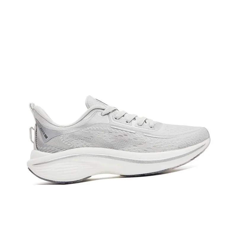 Erke Cushioned Slip Resistant Abrasion Resistant Low Top Casual Running Shoes Women's Pencil Gray-1