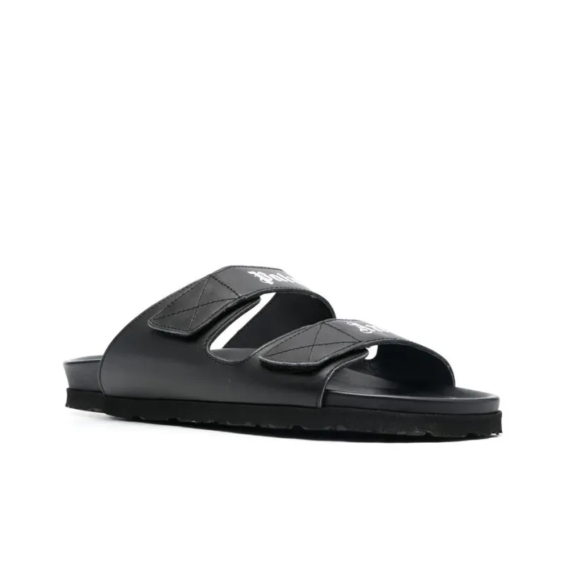 PALM ANGELS Logo Printed Strap Sandals-1