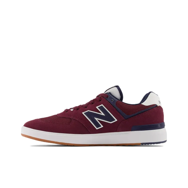 New Balance 574 Court 'Burgundy Navy' Women's-0