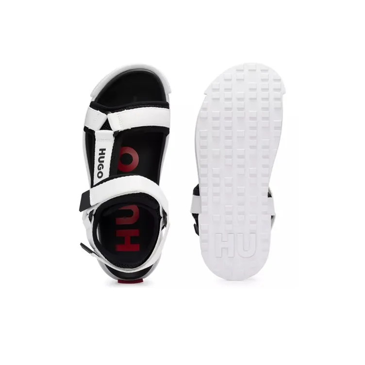 HUGO BOSS One Strap Sandals Men's White-4