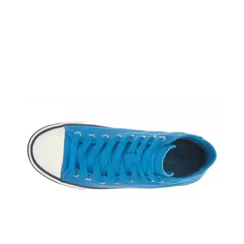 LiNing High Top Skateboard Shoes Men's Blue White-2