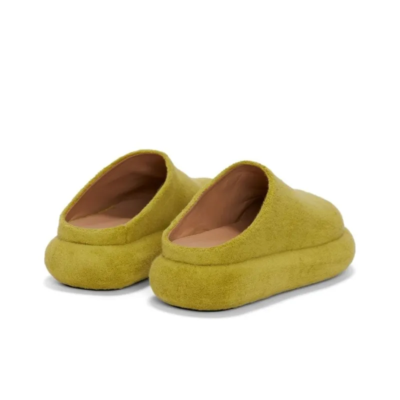 JW Anderson Rubber Sole Quiet Closed Toe Slippers Women's Tawny-3