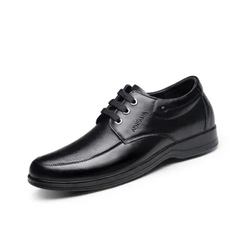 AOKANG Height Increasing Shoes Dress Shoes Men's Black Brown