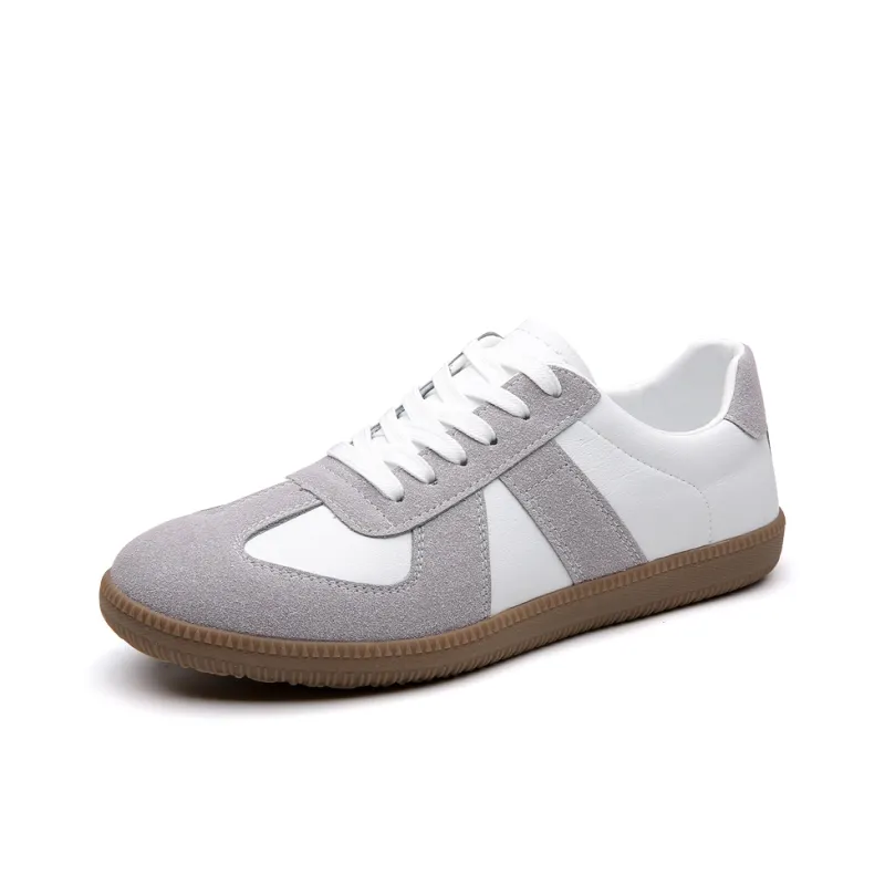Poitulas Men's Casual Shoes Men Low Top Black, White-5