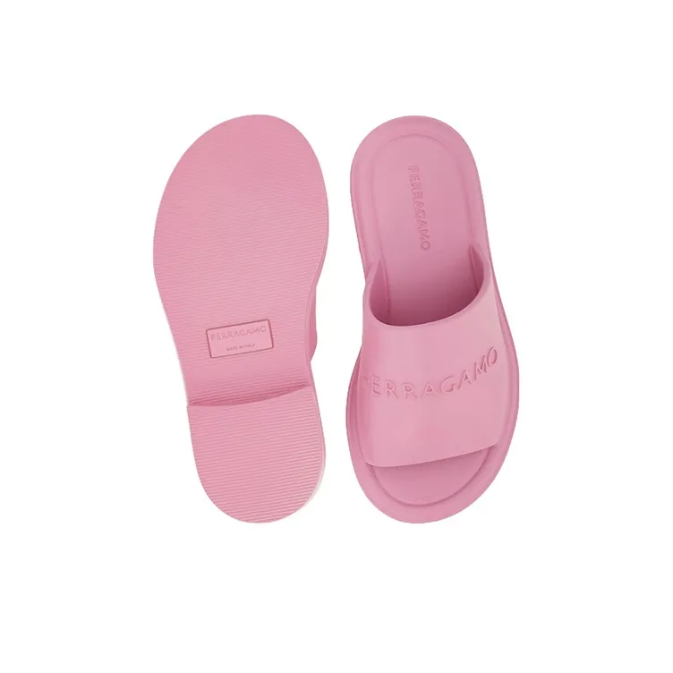 FERRAGAMO Logo-debossed Open-toe Slides-4