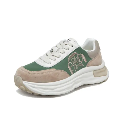 C°BANNER Casual Shoes Women's Low-Top Green