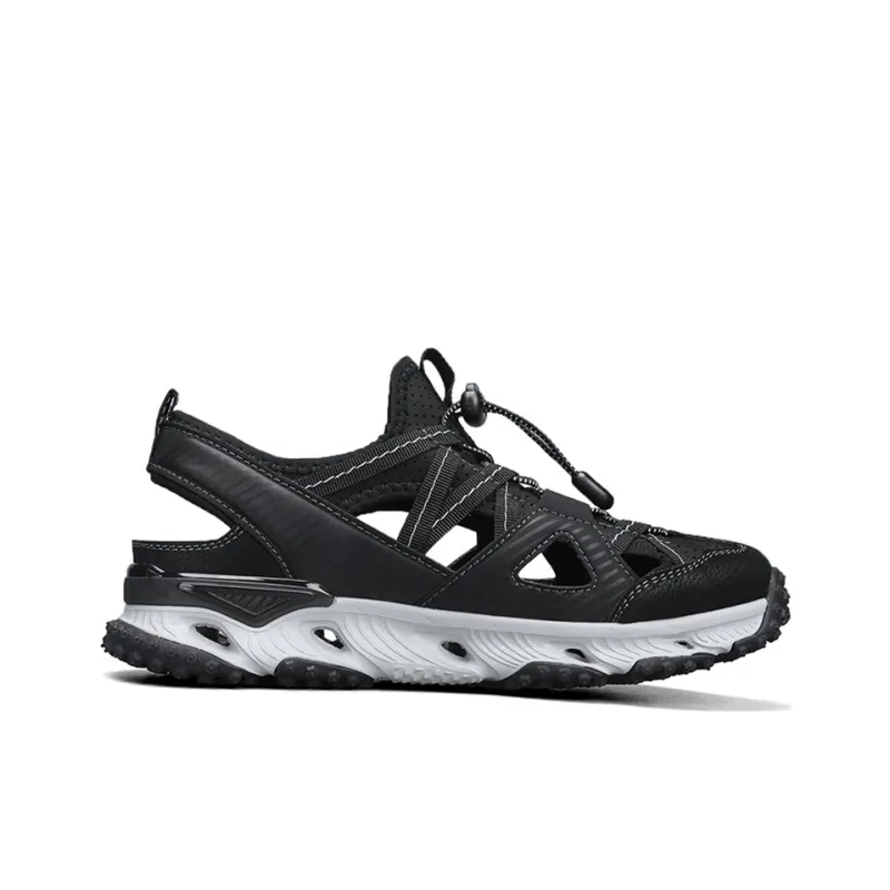 Jeep Moisture Wicking Abrasion Resistant Lightweight Breathable Slip Resistant River Trekking Shoes Men's Black-1