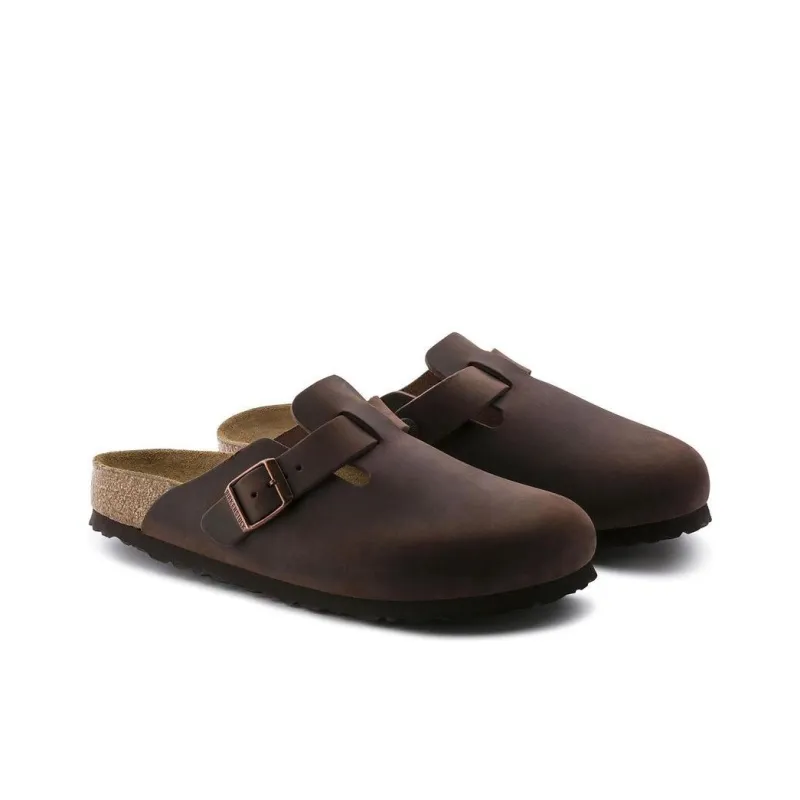 Birkenstock Boston Soft Footbed Oiled Leather 'Habana'-3