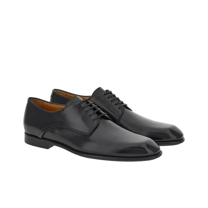 FERRAGAMO Lace-up Leather Derby Shoes-1