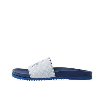 Burberry EKD Monogram print Leather Slides