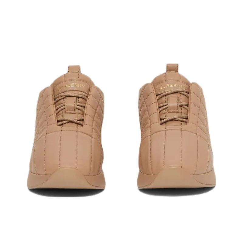 Burberry Quilted Leather Sneaker Light Beige Women's-2
