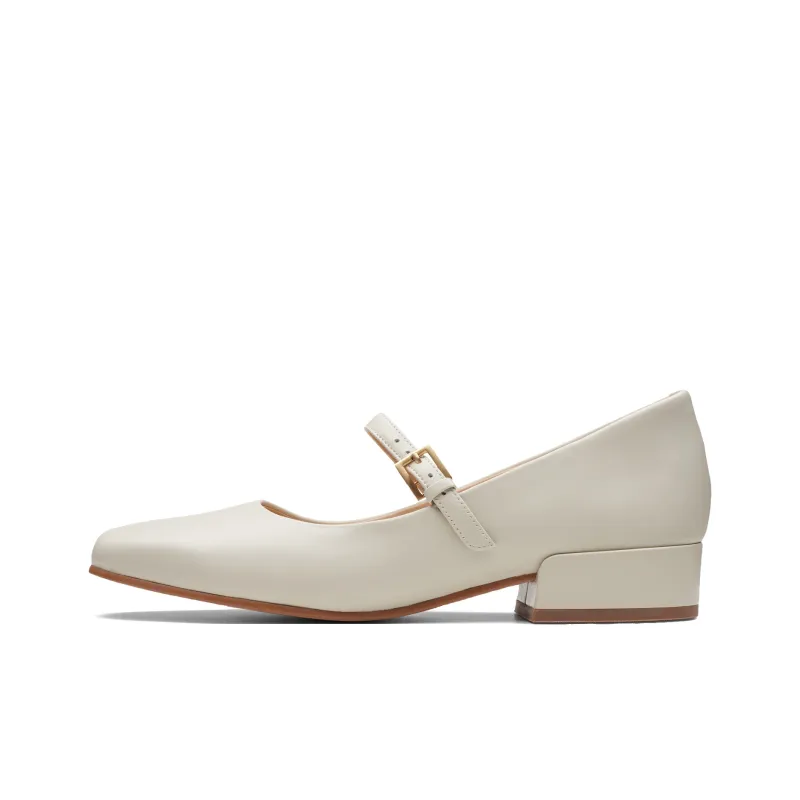 Clarks Mary Jane Shoes Women's White-0